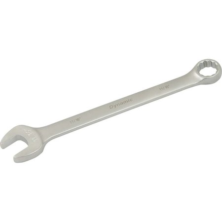 DYNAMIC Tools 11/16" 12 Point Combination Wrench, Contractor Series, Satin D074322